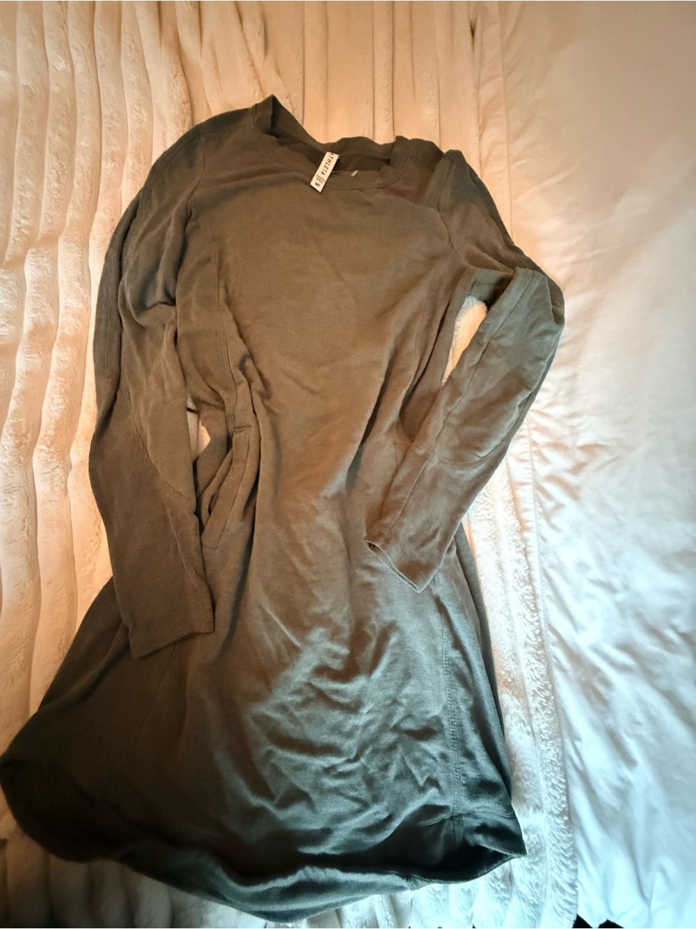 Athleta Olive Knit sweater Dress